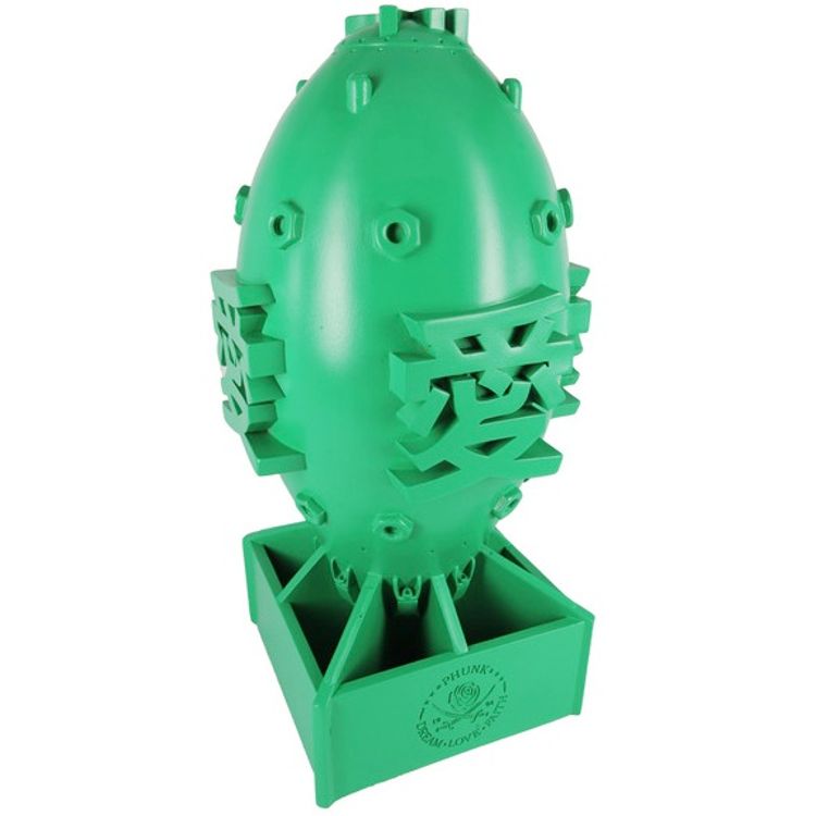 LOVE BOMB Green - a Discordia Merchandising Exclusive by Phunk Studio (Alvin Tan)