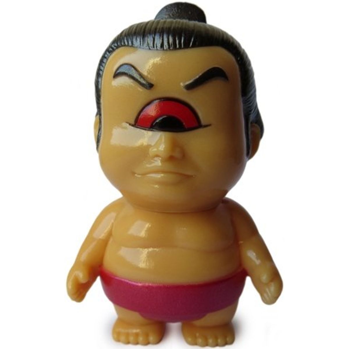 Mini Bakenofuji - flesh/red mawashi/red eye