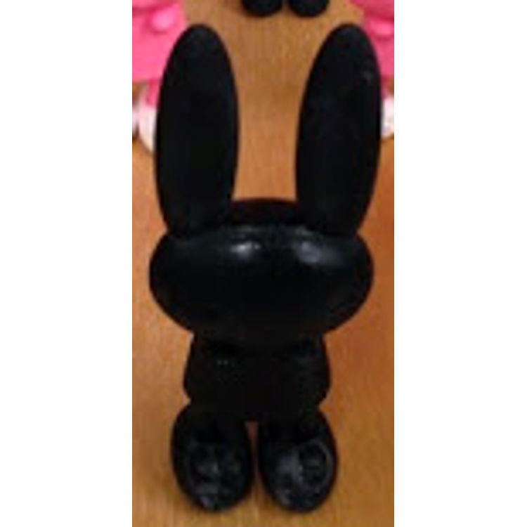 BEDTIME BUNNIES - Matt black by Peter Kato