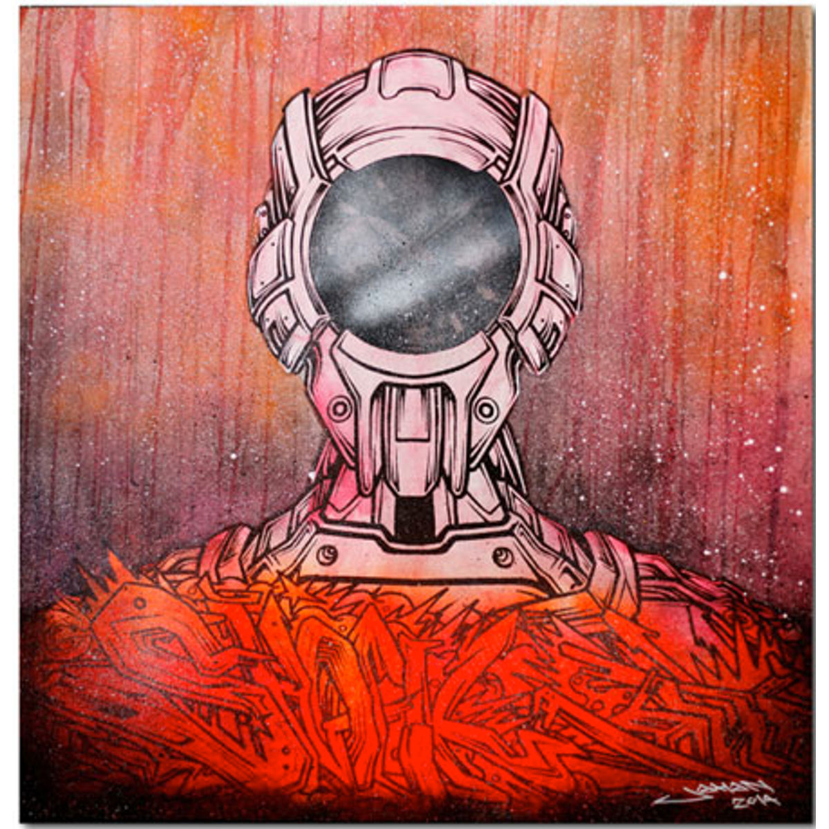 ROBOT WITH CASIO G-SHOCK HEAD 01