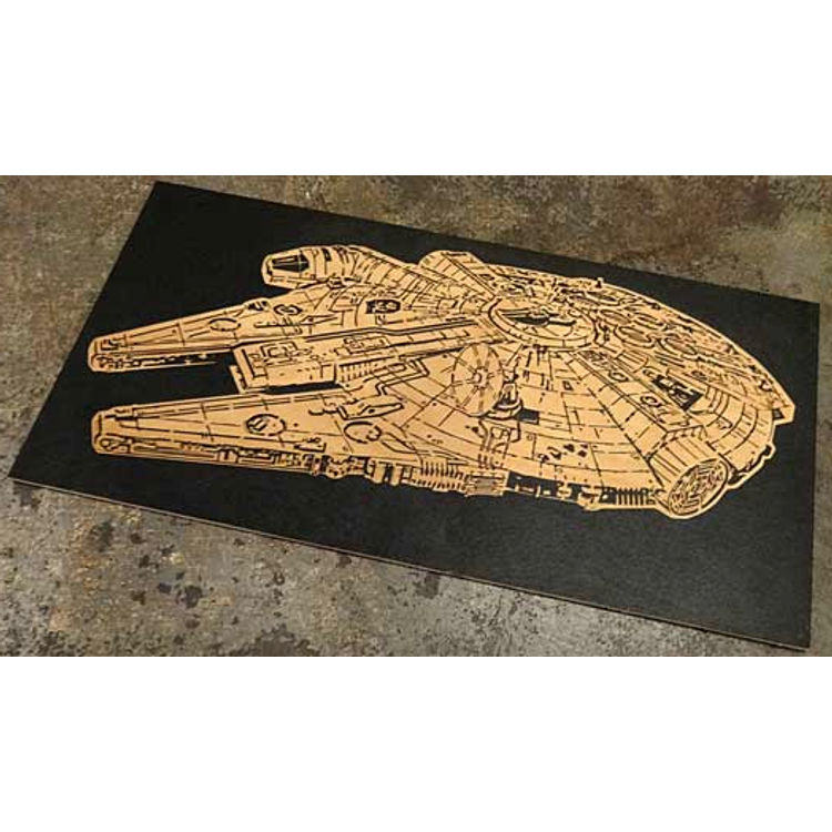 Millennium Falcon by Derek Keenan