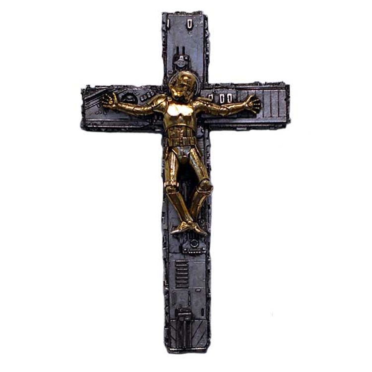 Crucified Stormtrooper - Gold by RYCA