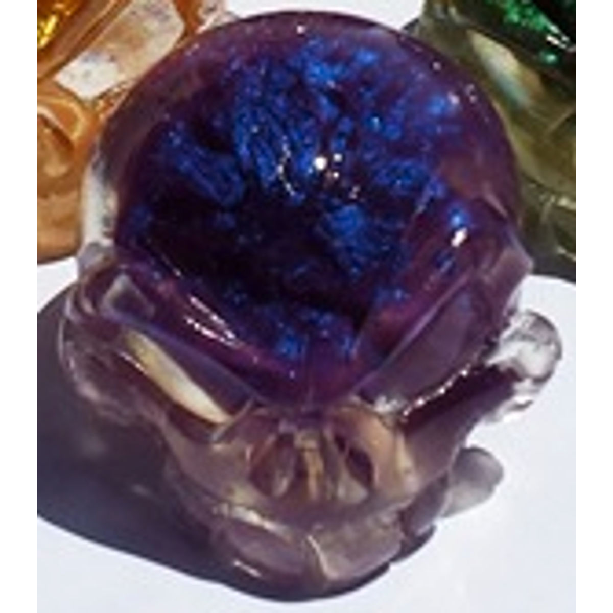 MINI FRACTURED SKULL - purple EDITION