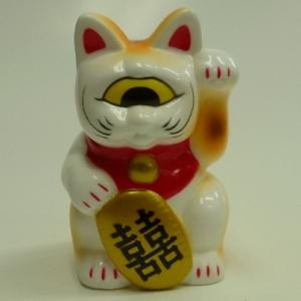 Fortune Cat Baby × white tea 囍 double happiness