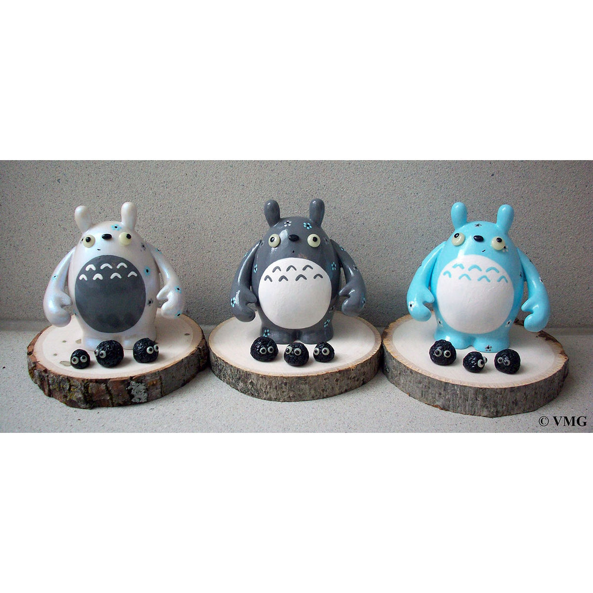 Totoro Trio and Soot Sprites