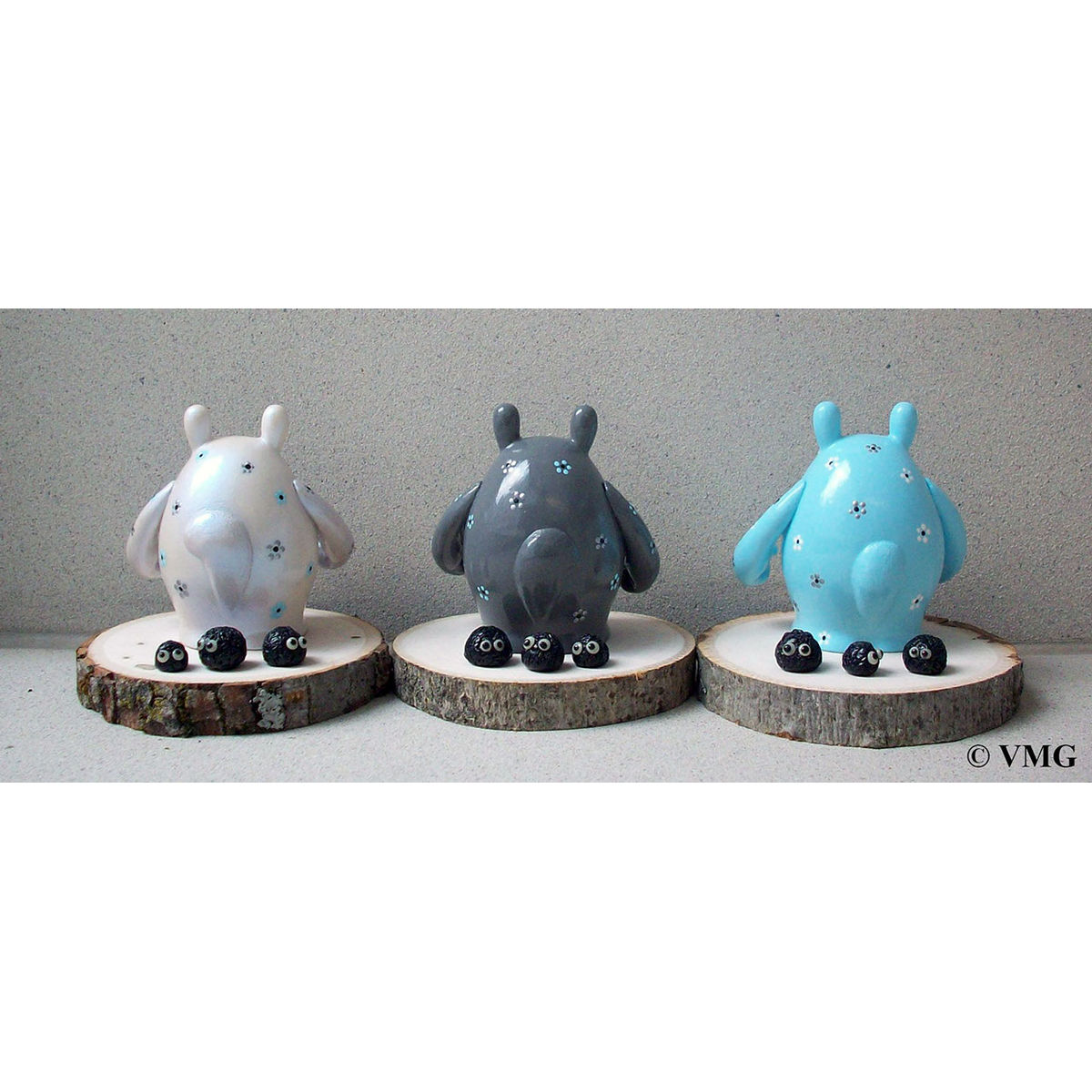 Totoro Trio and Soot Sprites