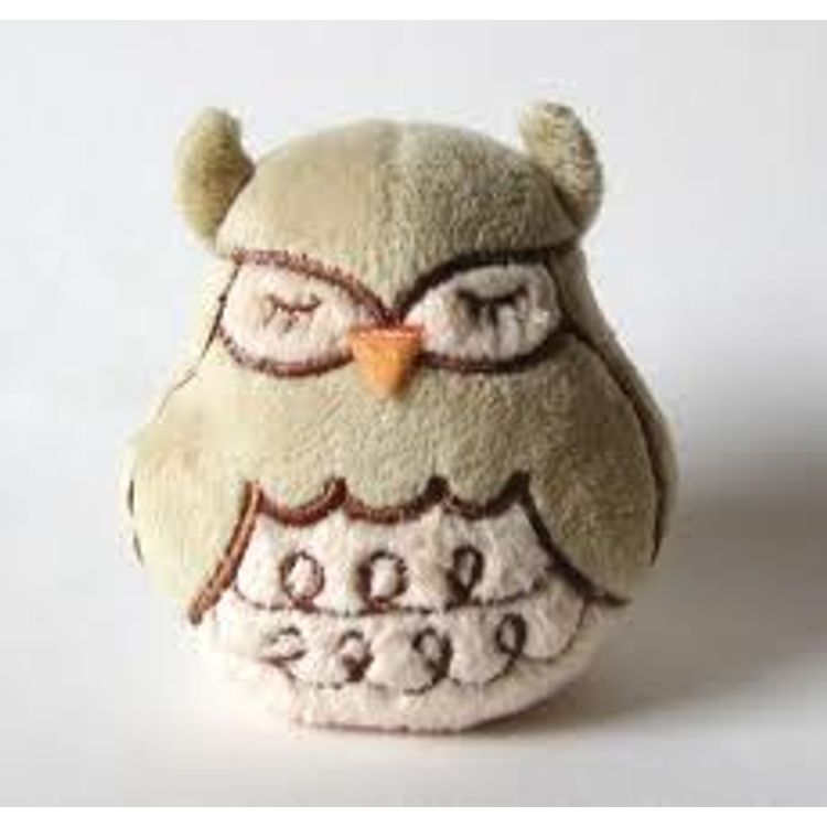 Owlets - olive by Andrea Kang