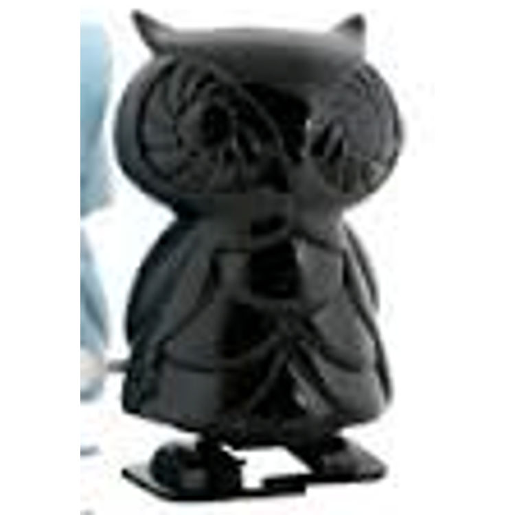 Peleda owls - black by Nathan Jurevicius
