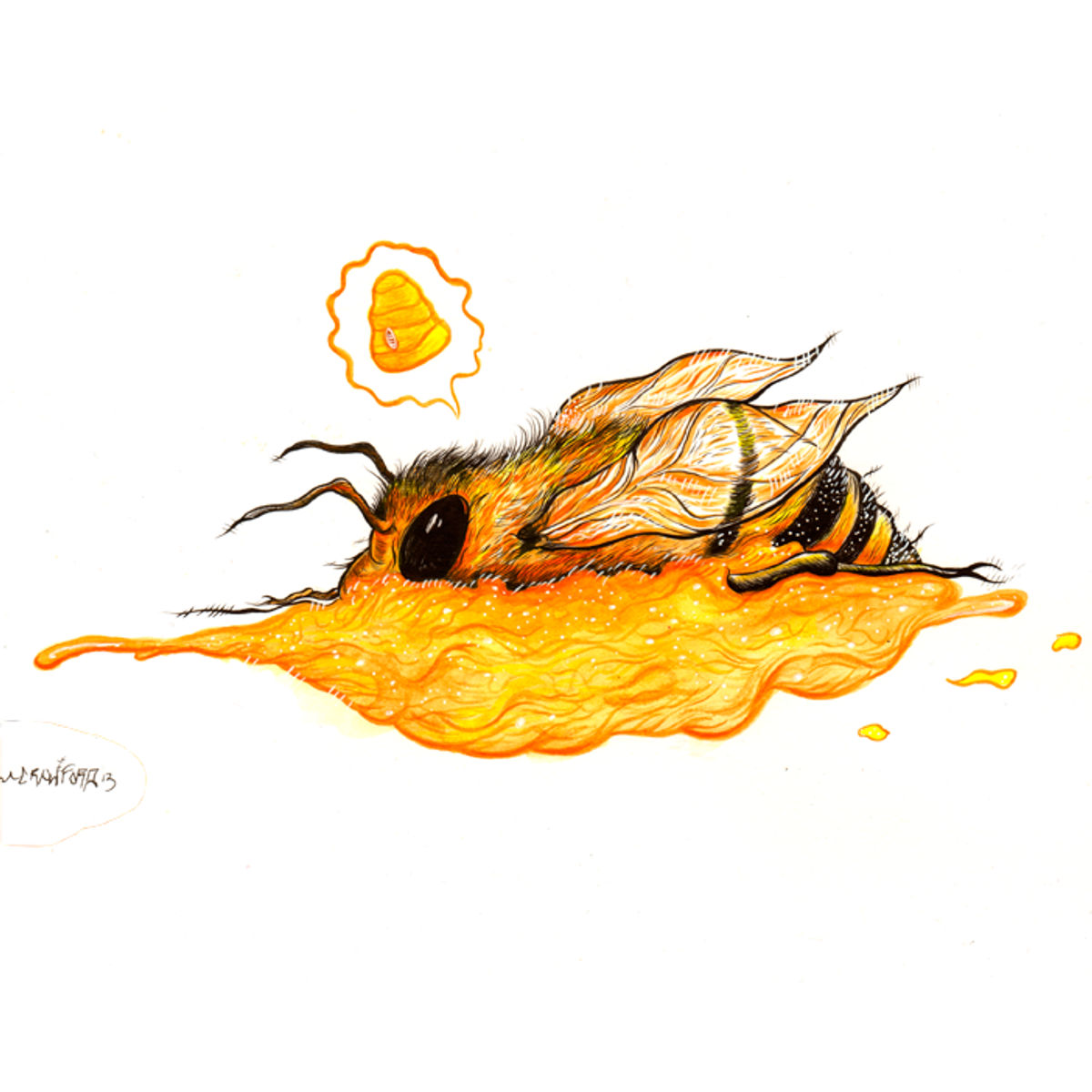 "SWEET HONEY DREAMS - 8 x 10 print