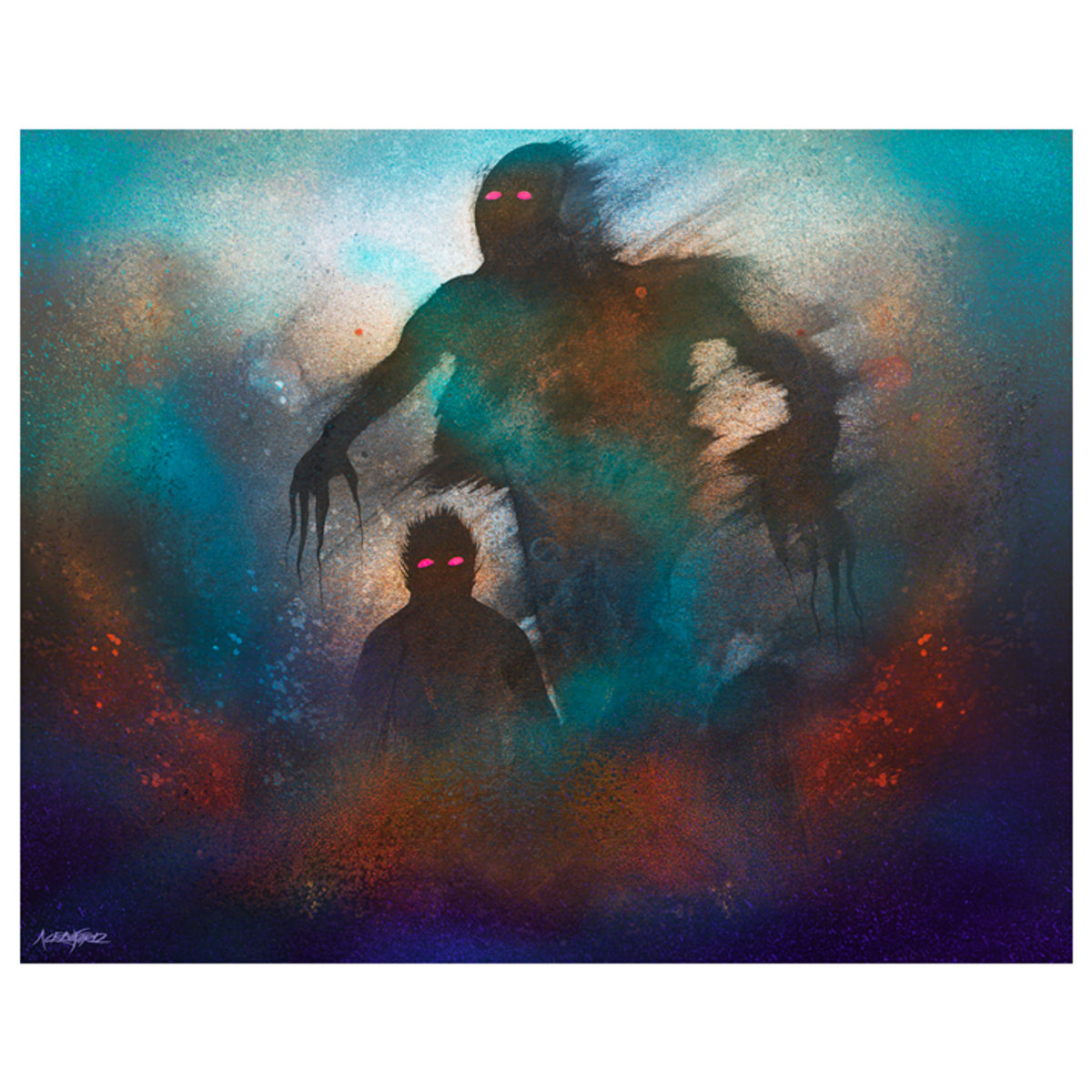 "THE FRIGHTFUL WEATHER" 8x10 print