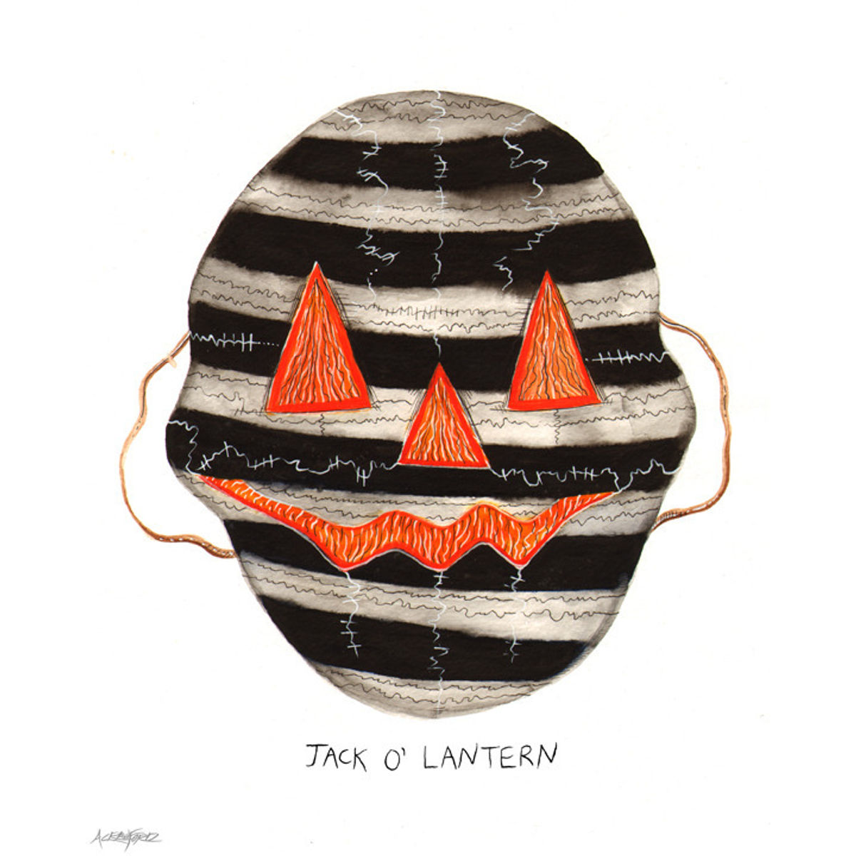 "JACK O' LANTERN" - 8 x 10 print