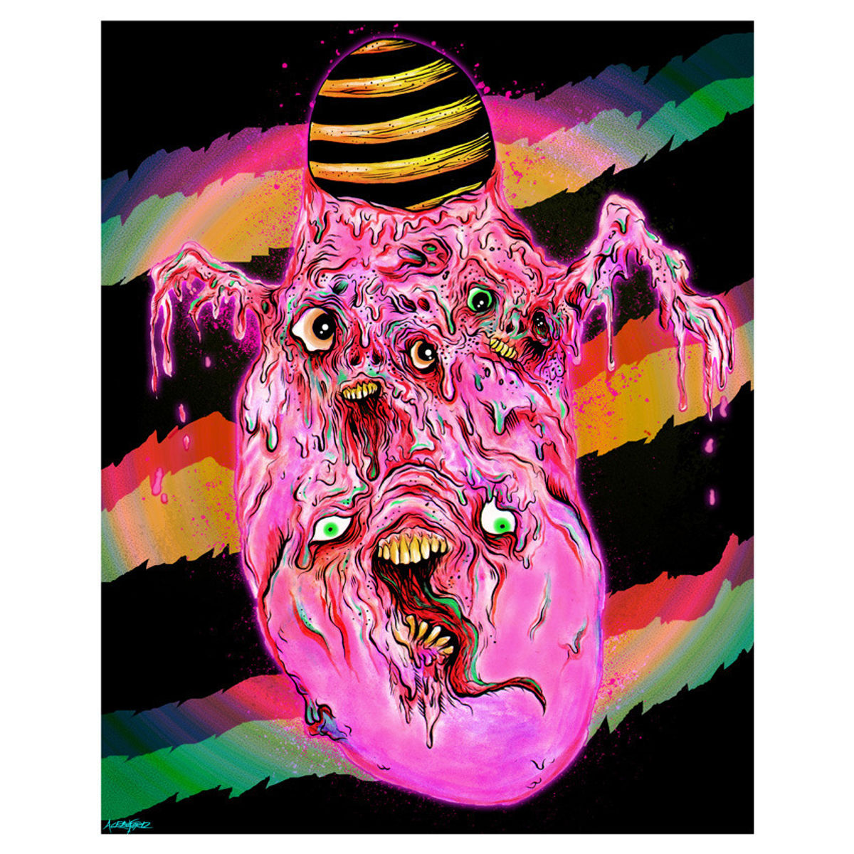 "COTTON CANDY COCOON OF SOULS" Limited Edition Poster