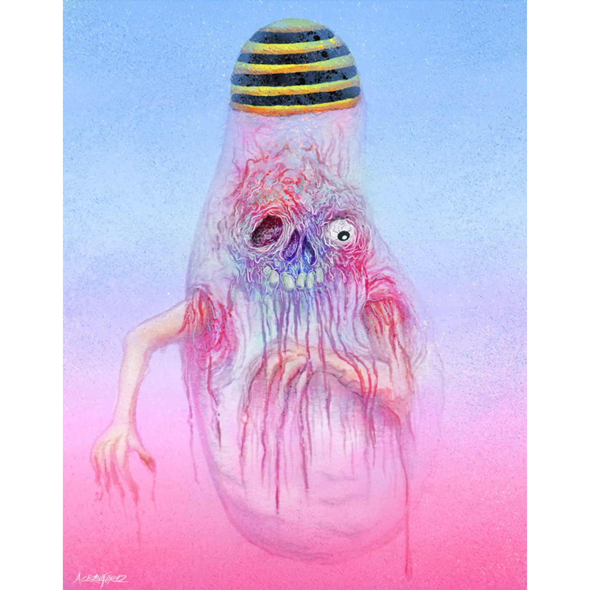 "Cotton Candy Cocoon" limited print #1