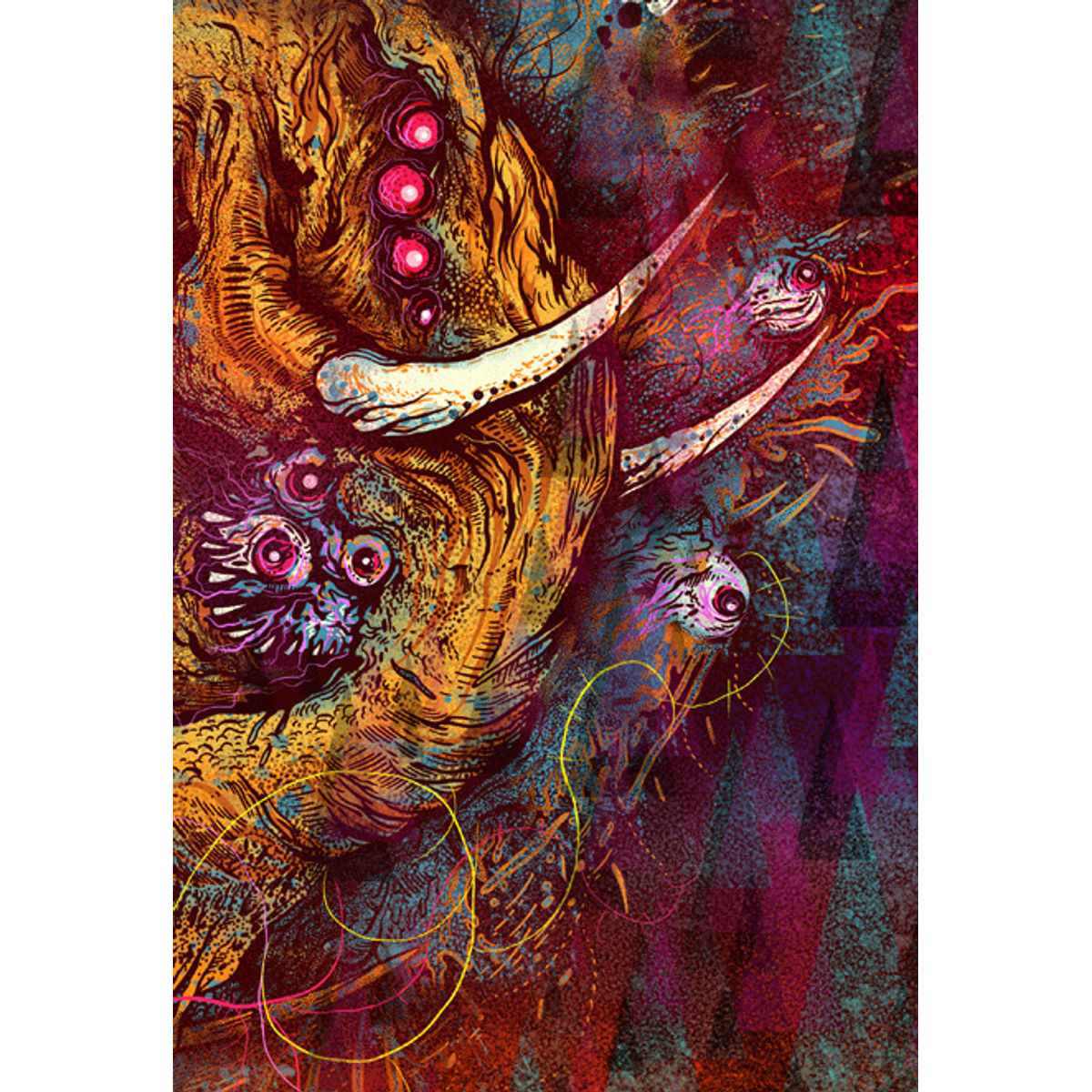 "The Mutant Mammoth" Print
