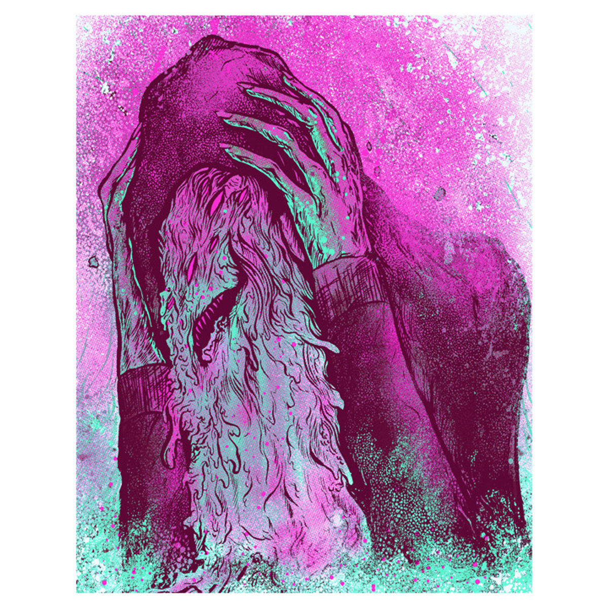 "ACID STORM" - Slime edition 8 x 10 print