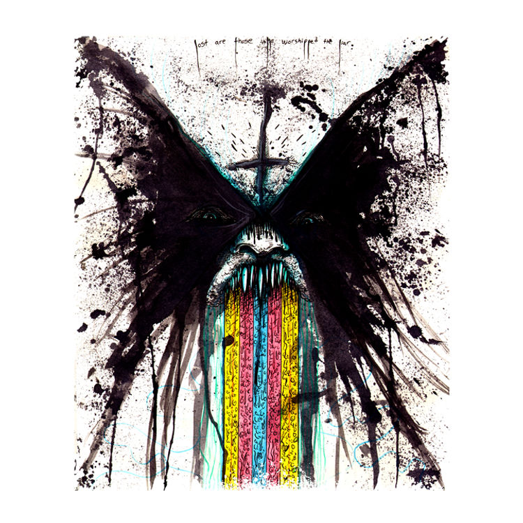 "KULT" - 8 x 10 print by Aaron Crawford