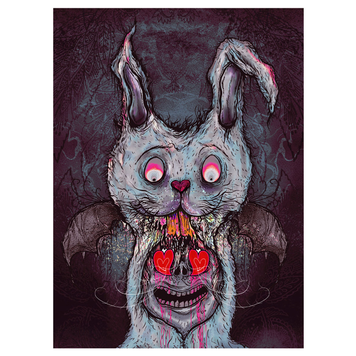 "SUGAR HEART EYES" - 8 x 10 print