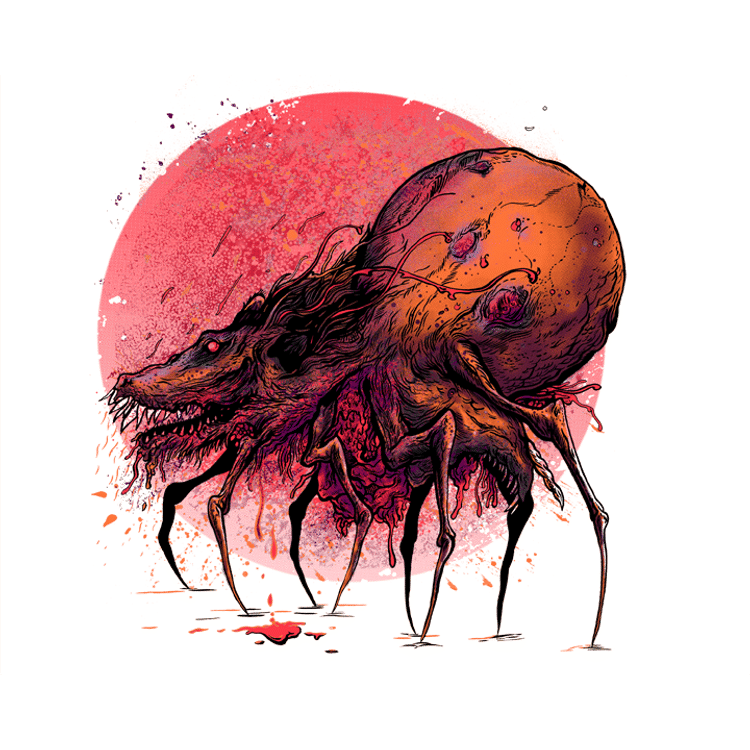 "RAT SPIDER" - 8 x 10 print by Aaron Crawford
