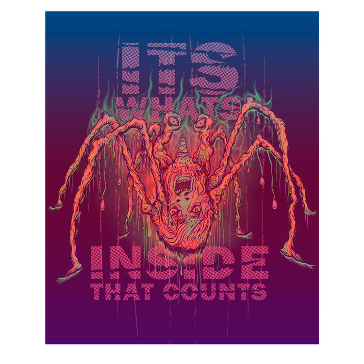 "THE THING INSIDE" Limited edition poster by Aaron Crawford