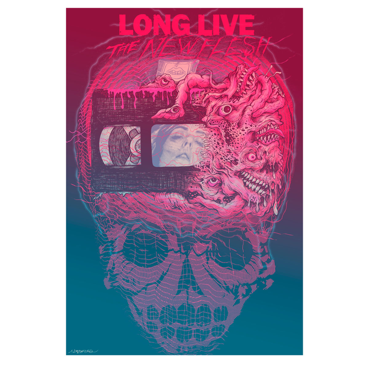 "THE NEW FLESH" Limited Edition Poster