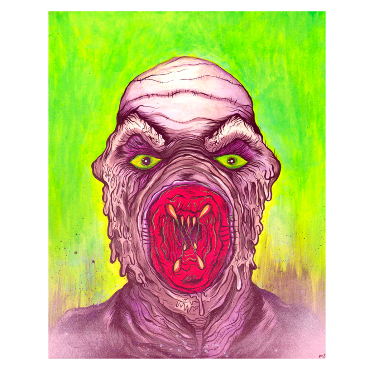 "FLUKED" - 8x10 print