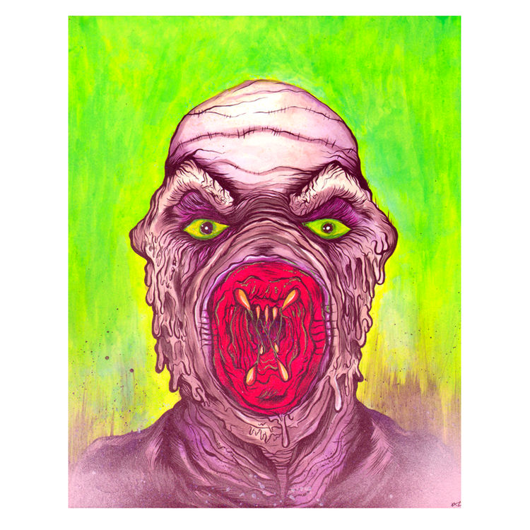 "FLUKED" - 8x10 print by Aaron Crawford