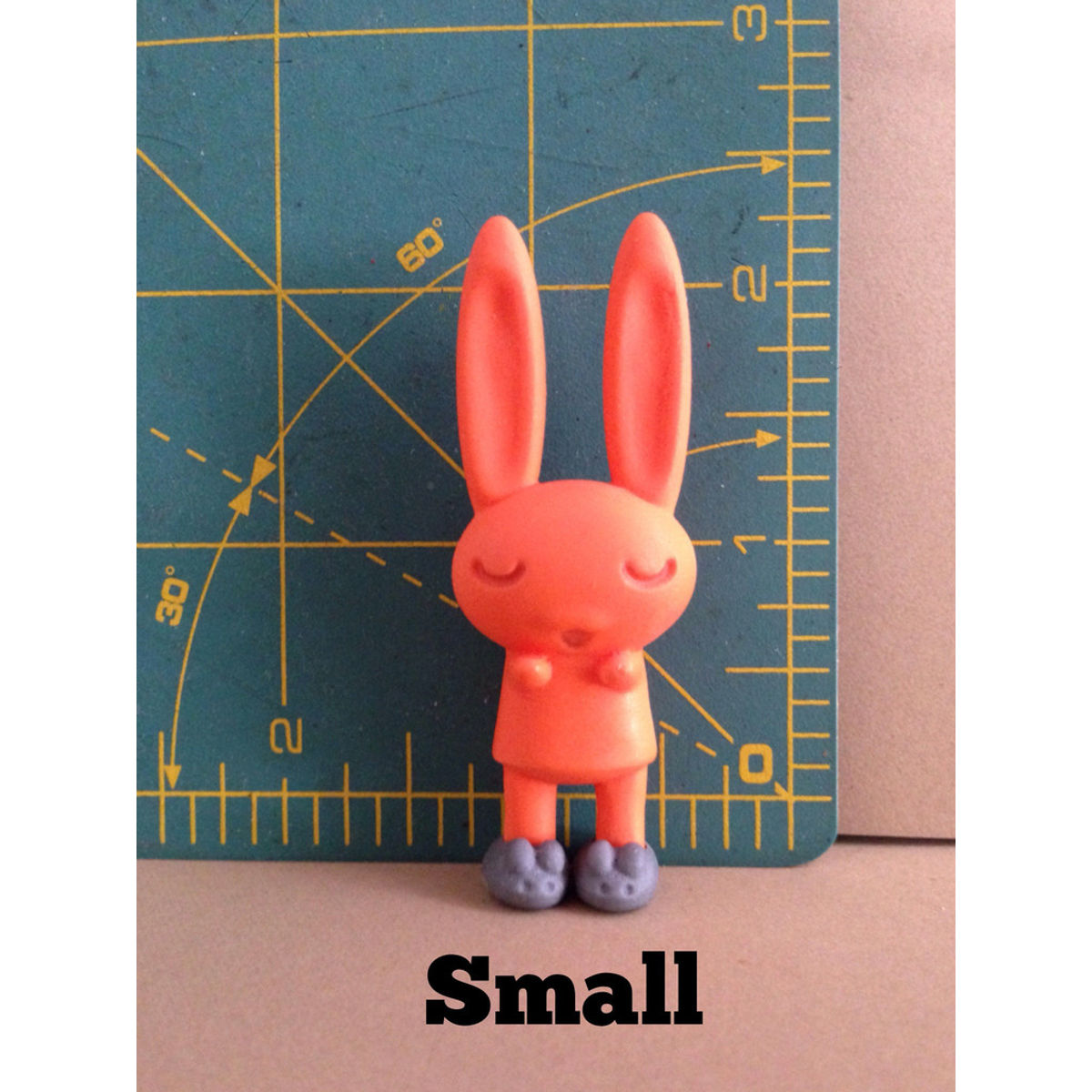 BEDTIME BUNNIES mini - Orange/grey