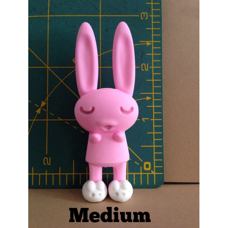 BEDTIME BUNNIES - Pink/white by Peter Kato