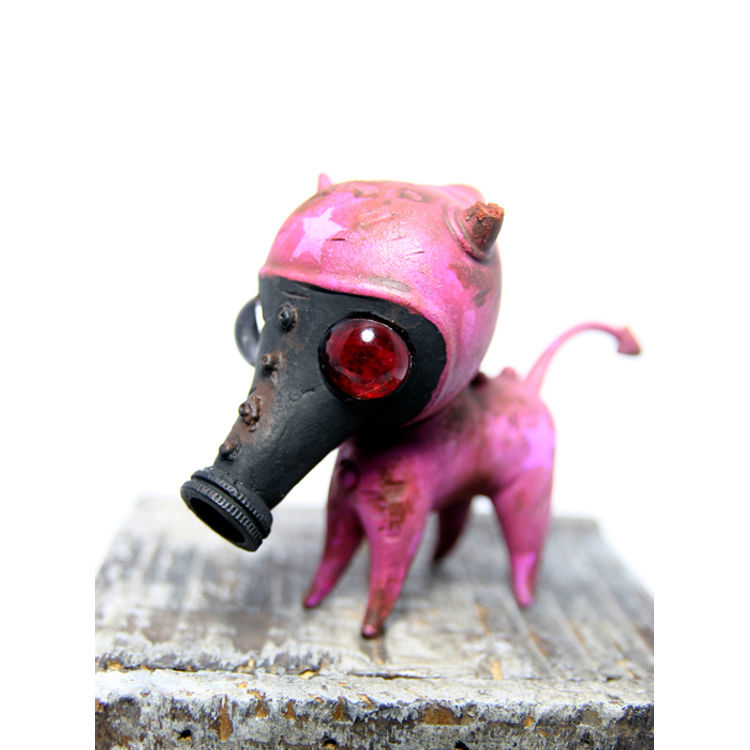 Drilone Hot Pink Gasmask Dexter by DrilOne