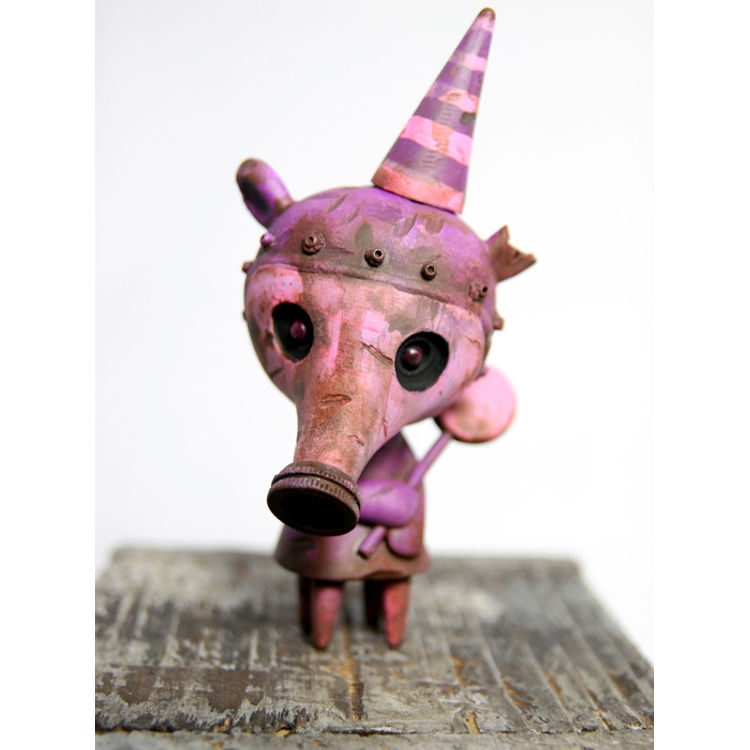 Drilone Purple Pink Gasmask Elizabeth by DrilOne