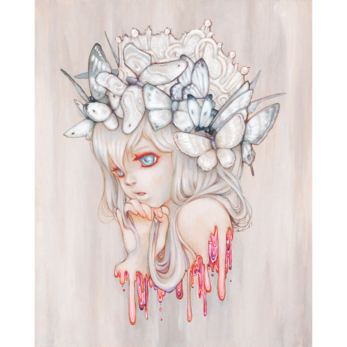 STRAWBERRY WHISPERS MINI PRINT