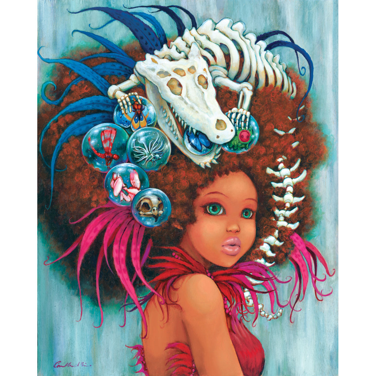 MARSHLAND PRIESTESS MINI PRINT