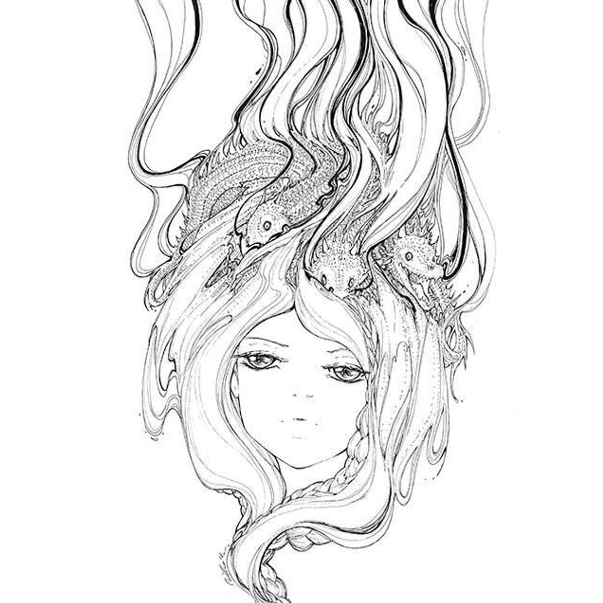 DRAGON'S HEART MINI PRINT