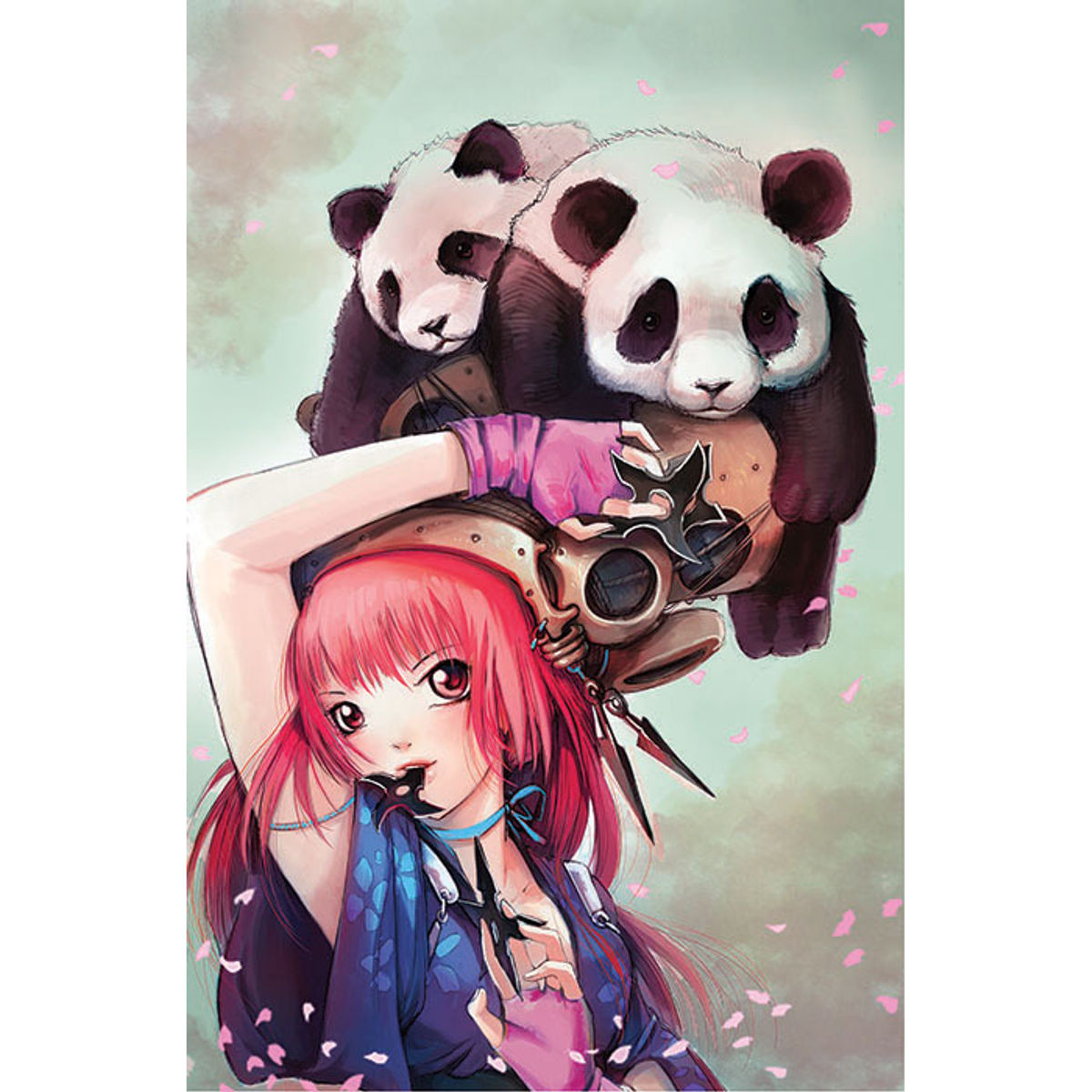 PEACH NINJA SIGNED MINI PRINT