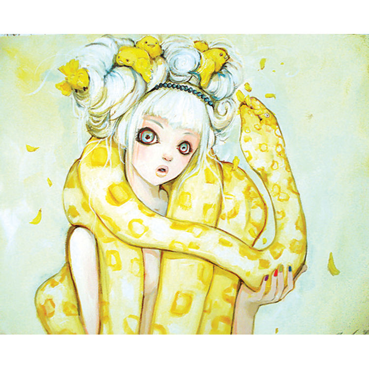 FEEDING TIME ORIGINAL PAINTING by Camilla d'Errico