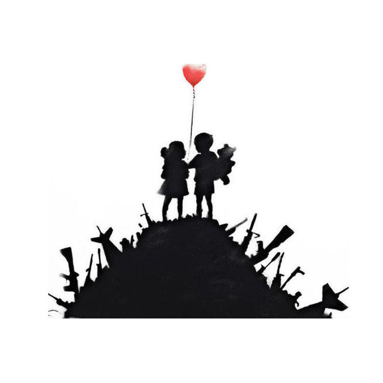 Kids on Guns by Banksy