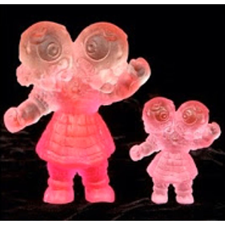 Jumbo Cheap Toys - Double Heather - Bright Pink Swirl by Buff Monster
