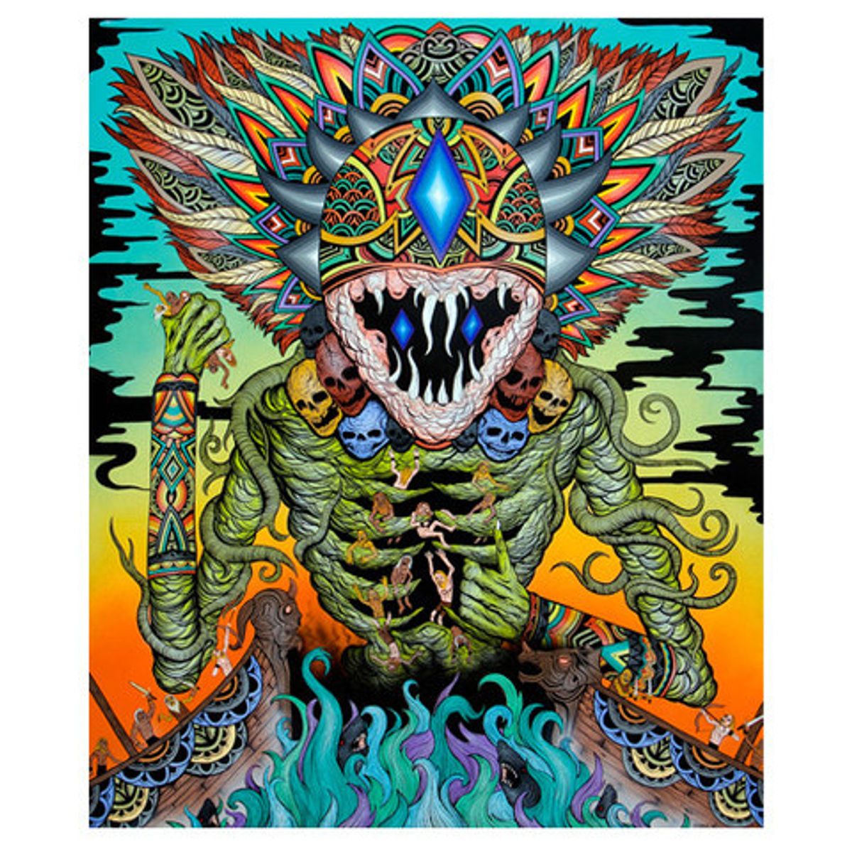 "A Gleaming Destroyer" Giclee Print