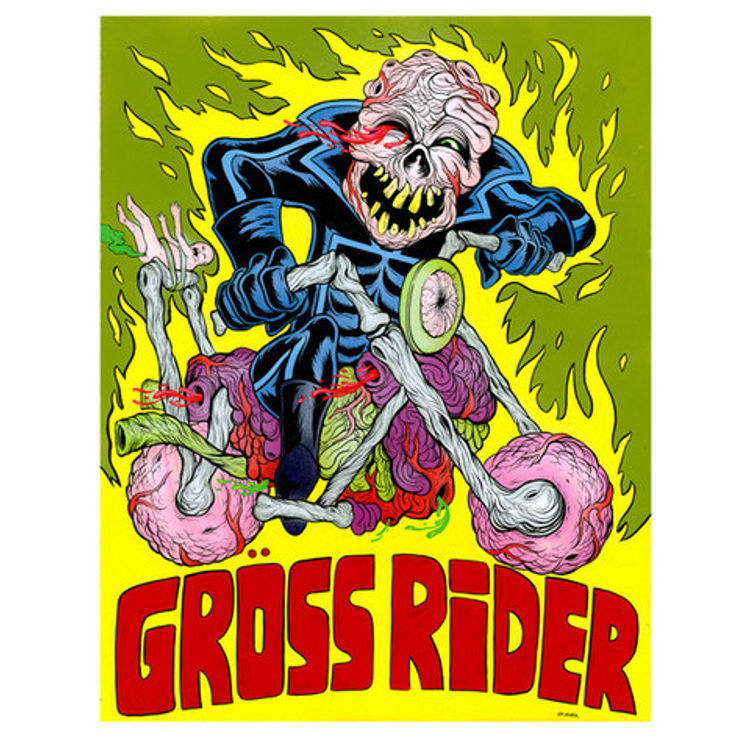 "Gross Rider" Giclee Print by Skinner