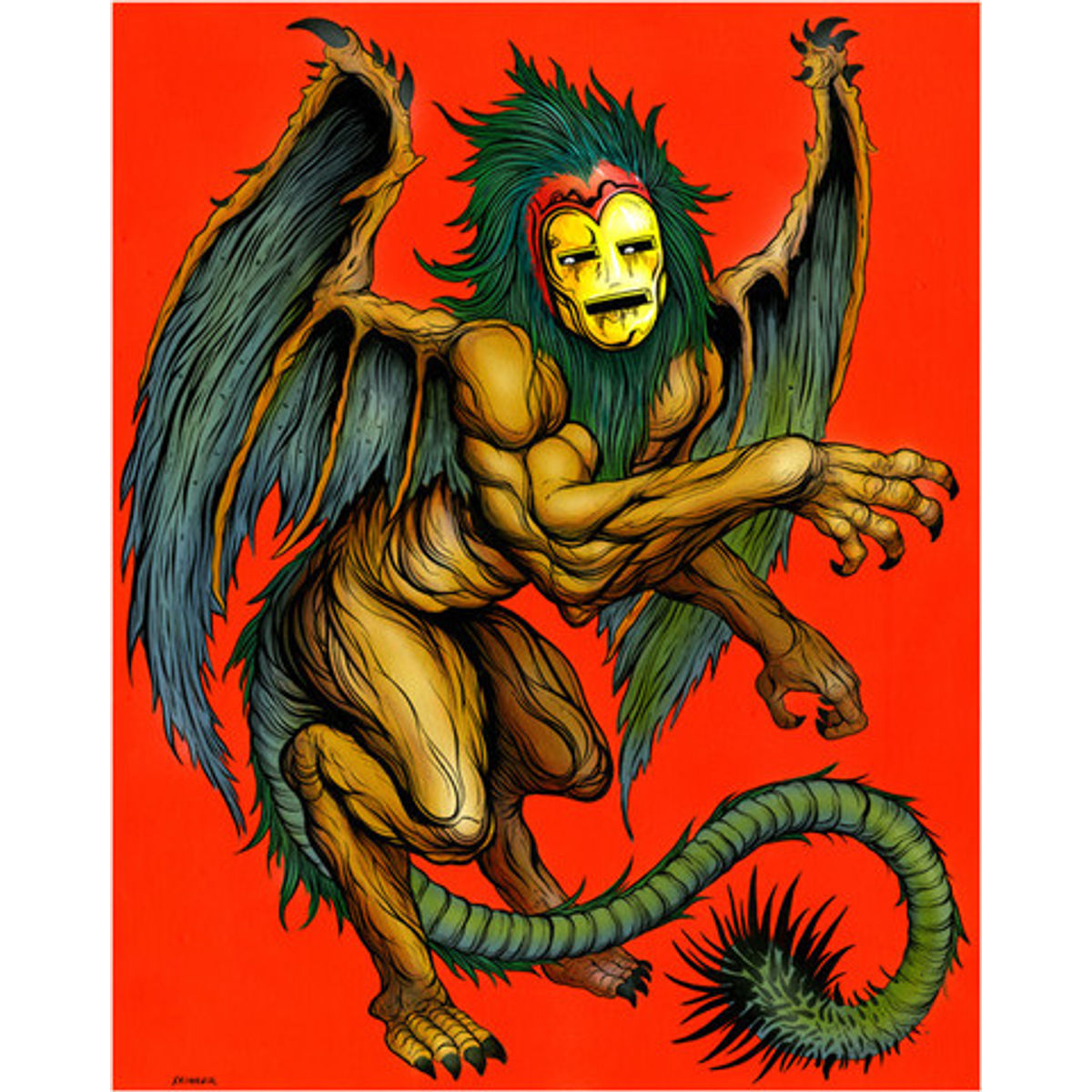 "Iron Manticore" Giclee Print