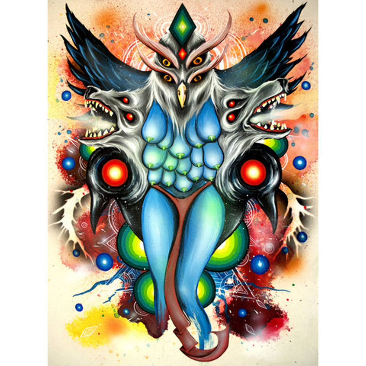 "Morrigan Lupus" Giclee Print