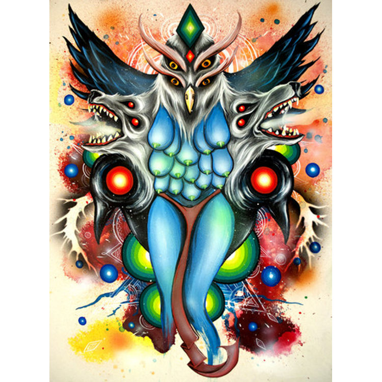 "Morrigan Lupus" Giclee Print by Skinner