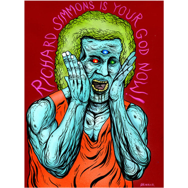 "Richard Simminsane" Giclee Print by Skinner