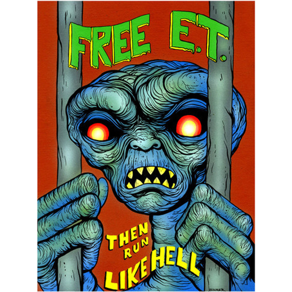 "Run Like Hell" Giclee Print