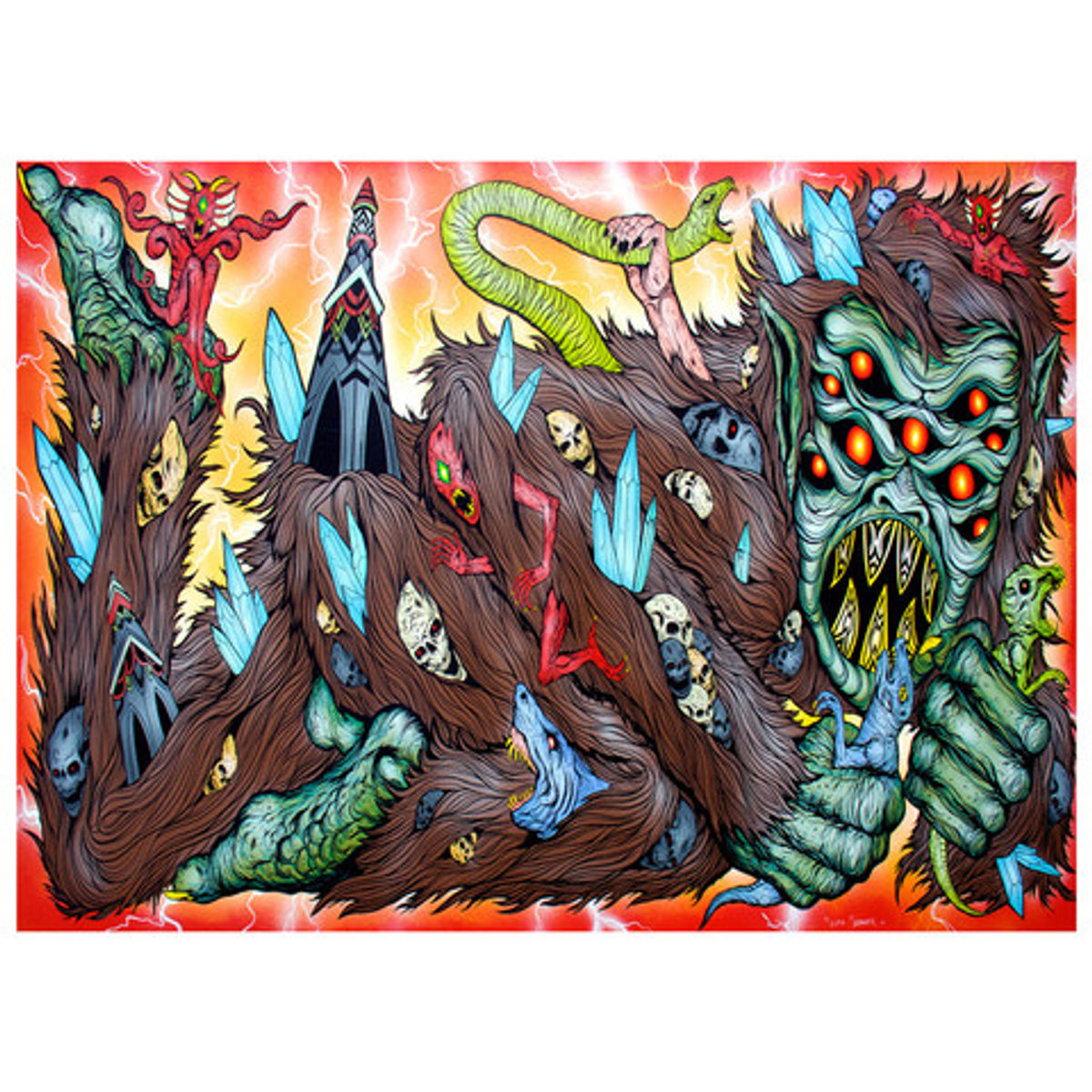 "Sasquatch King" Giclee Print