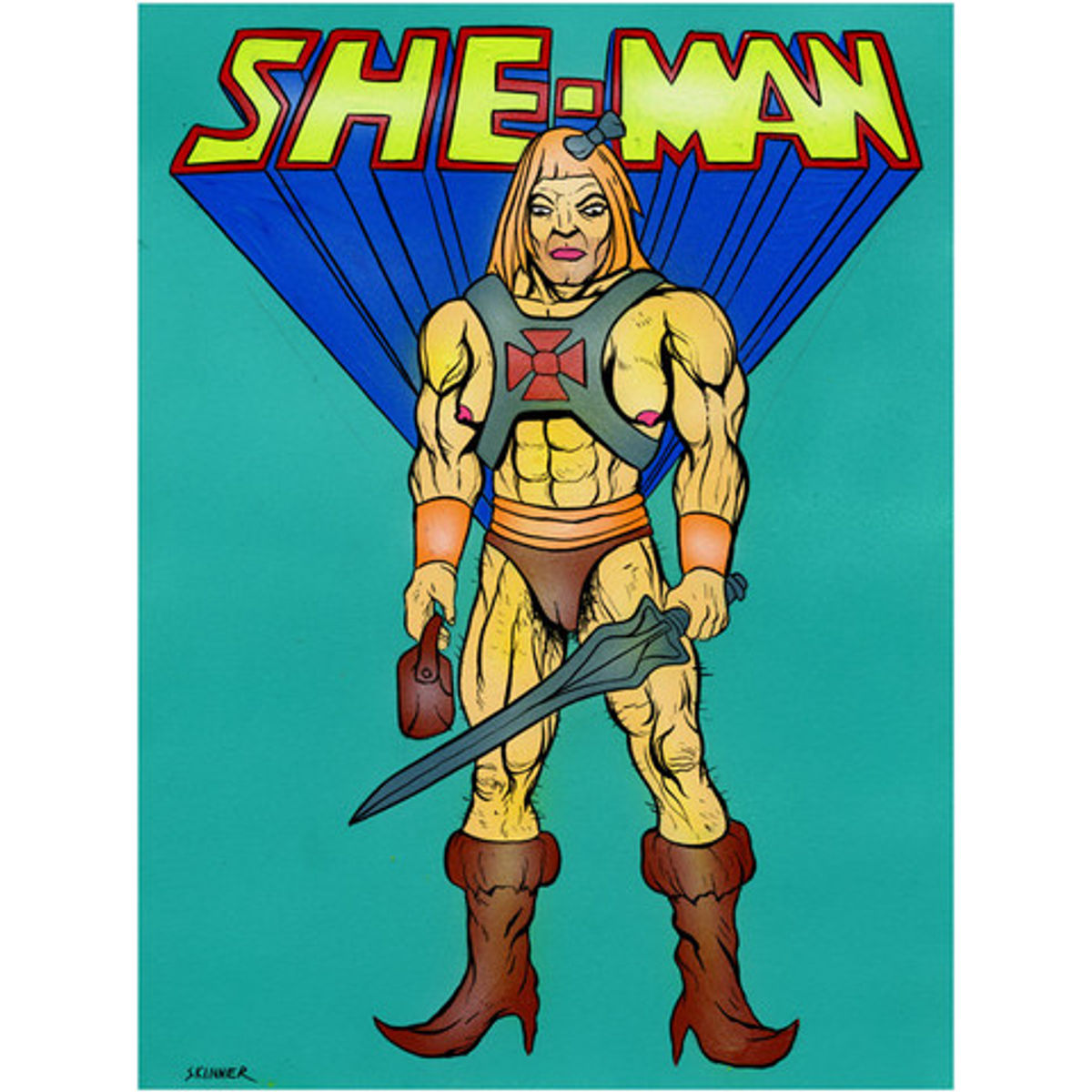 "She-Man" Giclee Print