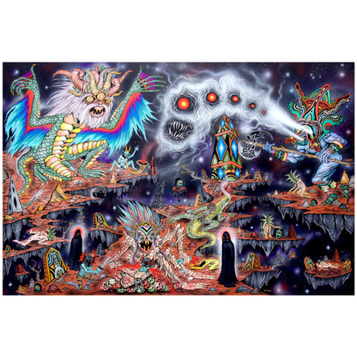 "The Intermingled Existence of Man and Gods" Giclee Print