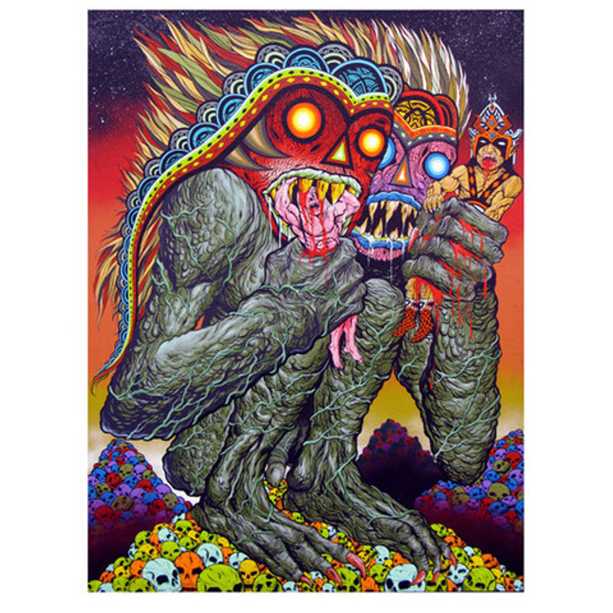 "Wendigo Diety Eater of Man" Giclee Print