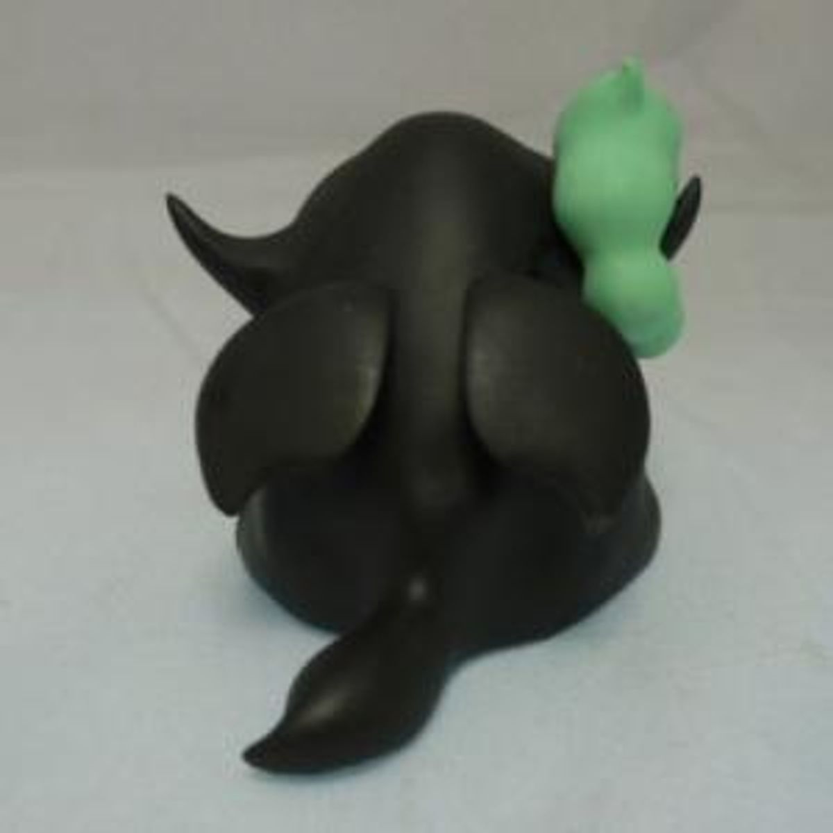 Maurice and small devil caterpillar - color light blue resin -