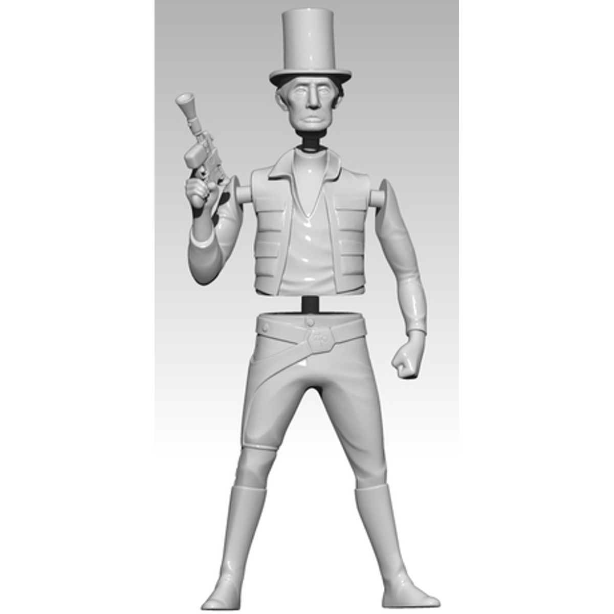 Abe Solo 2 (POSABLE) - white